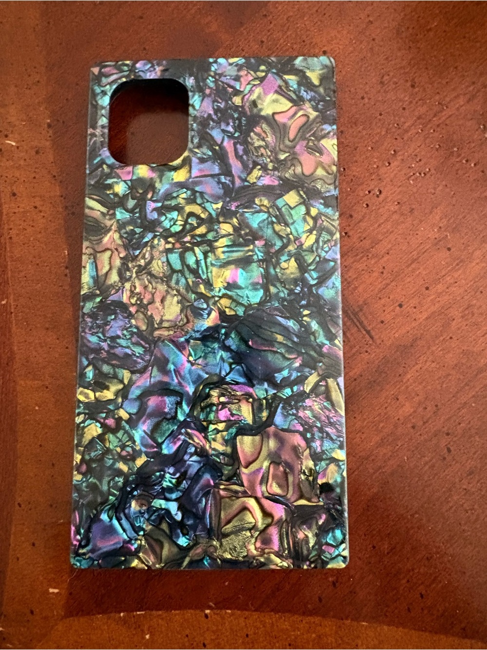 Flaunt Abalone Shell square case for iPhone 11